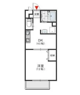 大阪府堺市北区百舌鳥梅町3丁【アパート】の間取り