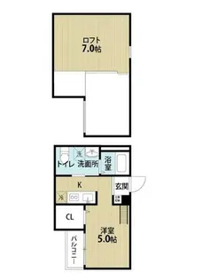 大阪府堺市堺区賑町3丁【アパート】の間取り
