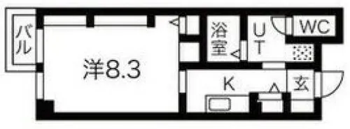 大阪府堺市西区浜寺石津町中5丁【マンション】の間取り