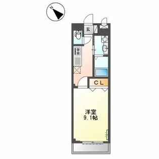 リバーサイドヒルズ【2階】の間取り