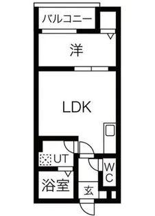 大阪府堺市堺区三宝町3丁【アパート】の間取り