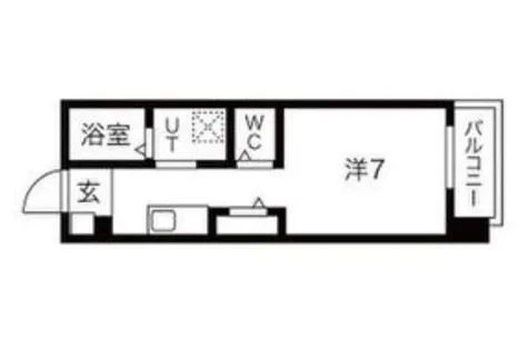 大阪府堺市西区浜寺石津町中5丁【マンション】の間取り