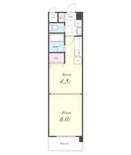 大阪府堺市堺区向陵中町6丁【マンション】の間取り