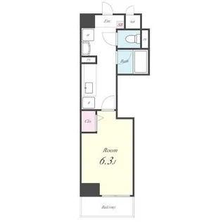 大阪府堺市堺区柳之町西1丁【マンション】の間取り