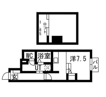 大阪府堺市北区奥本町1丁【アパート】の間取り