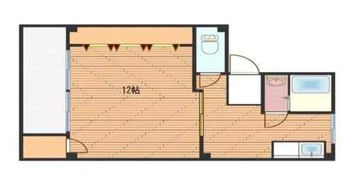 大阪府大阪市住吉区山之内4丁目【マンション】の間取り