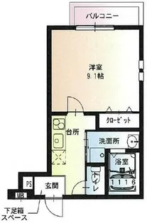 大阪府堺市北区北長尾町4丁【アパート】の間取り