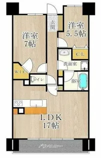 CITY SPIRE難波グレイス【14階】の間取り