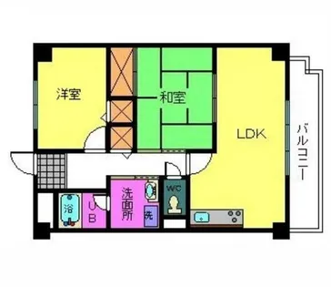 大阪府堺市西区鳳北町3丁【マンション】の間取り