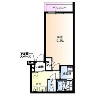 大阪府堺市北区百舌鳥赤畑町3丁【アパート】の間取り