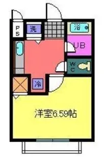 大阪府堺市堺区南田出井町4丁【アパート】の間取り