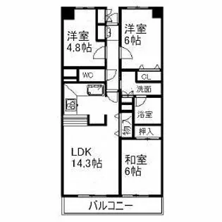 王子ホームズ春日井【103号室】の間取り