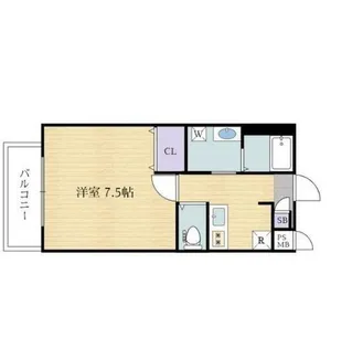 大阪府堺市北区南花田町【アパート】の間取り