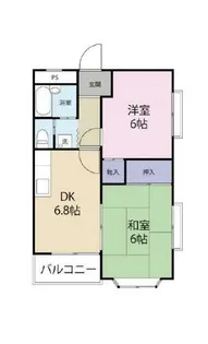 大阪府堺市西区鳳西町2丁【マンション】の間取り