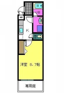 大阪府堺市西区浜寺元町6丁【アパート】の間取り