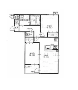 大阪府堺市堺区八幡通1丁【アパート】の間取り