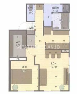 カサベルデ2【1階】の間取り