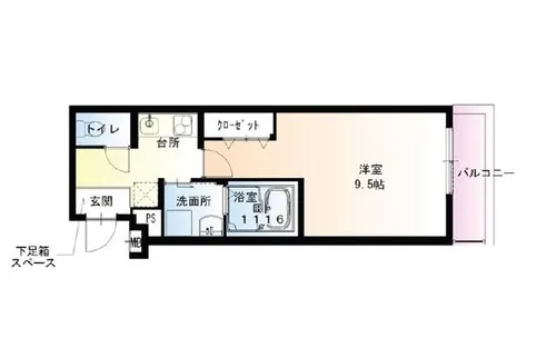 大阪府堺市西区鳳中町1丁【アパート】の間取り