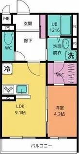 LIen(リアン)【1階】の間取り