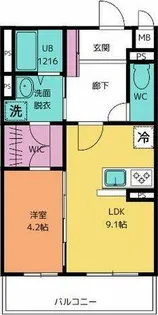 LIen(リアン)【1階】の間取り