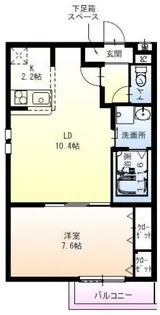 大阪府堺市西区浜寺諏訪森町中2丁【アパート】の間取り
