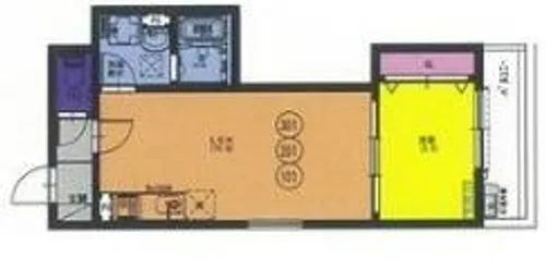 大阪府堺市西区浜寺石津町西4丁【アパート】の間取り