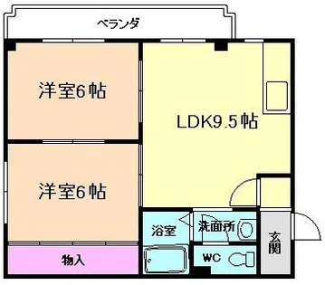 大阪府門真市古川町【アパート】の間取り