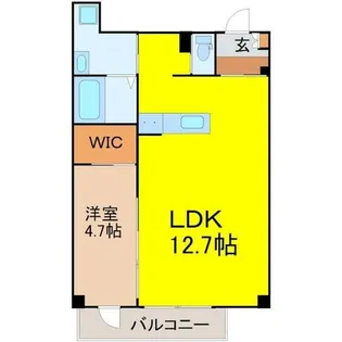 ミルノア尾頭橋【202号室】の間取り