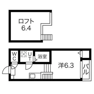 ブライト鶴舞【1階】の間取り
