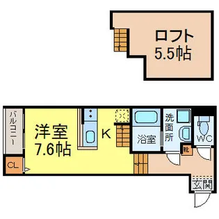 アヴェルタージュみずほ【2階】の間取り