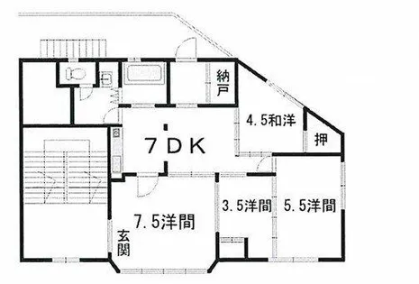 東野ビル【3階】の間取り