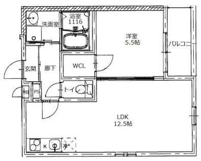 大阪府堺市西区鳳西町3丁【アパート】の間取り