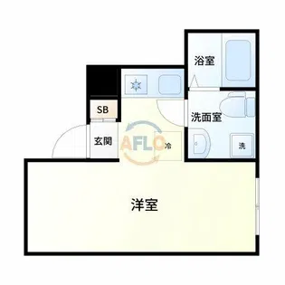 celeste東中島【5階】の間取り