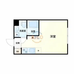 celeste東中島【5階】の間取り