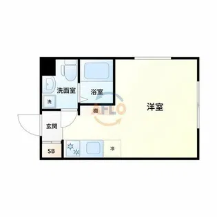 celeste東中島【3階】の間取り