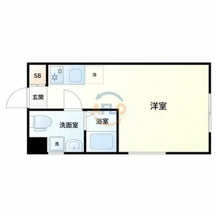 celeste東中島【3階】の間取り