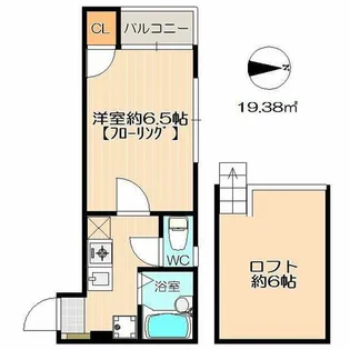 メゾン・ド・鶴【1階】の間取り