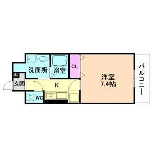 大阪府大阪市鶴見区諸口3丁目【マンション】の間取り