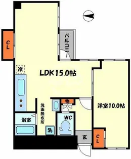 メゾンエトワール【9階】の間取り