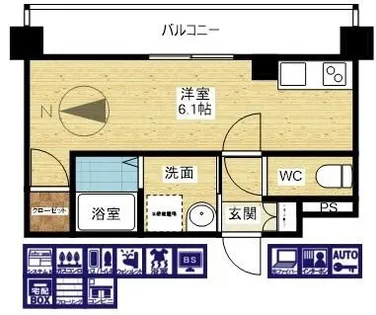 プレサンス東三国エンブレイス【11階】の間取り