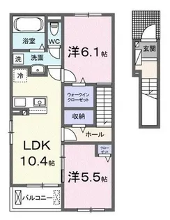 グラン モンターニュ【2階】の間取り