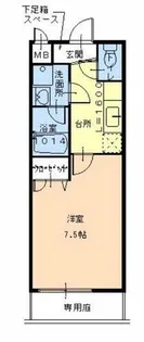 大阪府堺市西区上【アパート】の間取り