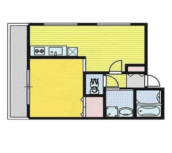 大阪府堺市堺区中之町西1丁【マンション】の間取り