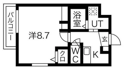 大阪府堺市堺区西永山園【マンション】の間取り