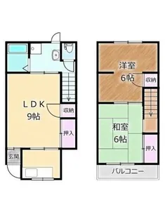 大阪府堺市北区百舌鳥梅北町4丁【一戸建】の間取り
