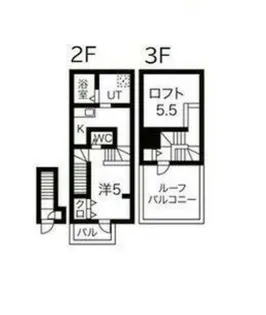 大阪府堺市西区浜寺石津町東3丁【アパート】の間取り