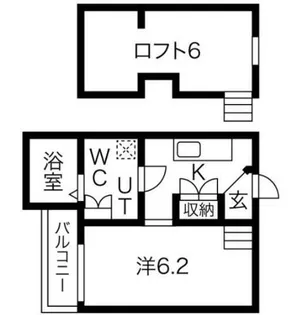 大阪府堺市堺区海山町4丁【アパート】の間取り