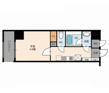 大阪府堺市堺区南花田口町2丁【マンション】の間取り