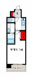 アマービレ布施【7階】の間取り