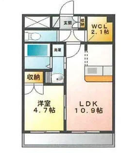 大阪府堺市堺区向陵中町1丁【マンション】の間取り